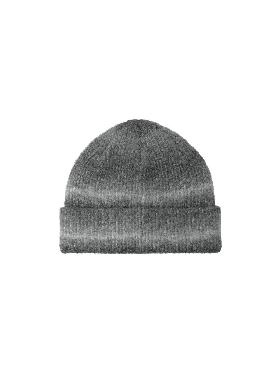 【OY】HAIRY GRADIENT STRIPED BEANIE
