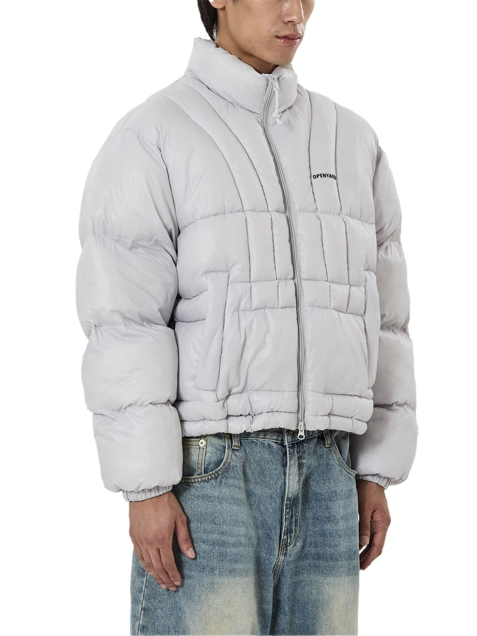 【OY】VERTICAL PANEL PUFFER JACKET