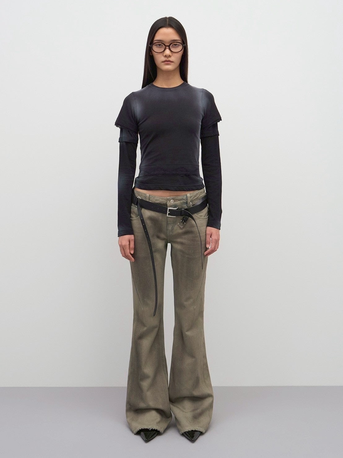 【LCDC】DIRTY WASHED BOOT-CUT DENIM / 【エルシーディーシー・ティーエム】ダーティウォッシュブーツカットデニム