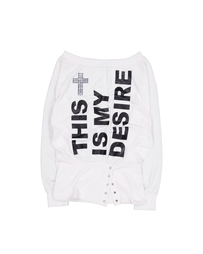 【SETUP‐EXE】BOLD LETTERING LOOSE TOP / 【セットアップエグゼ】ボールドレタリングルーズ長袖Ｔシャツ
