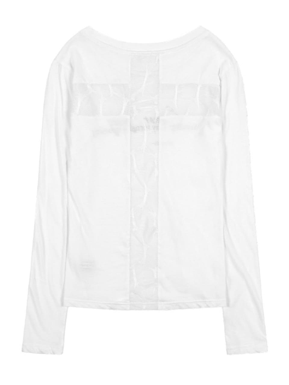 【FANCY CLUB】BACK CROSS LONG SLEEVE / 【ファンシークラブ】バッククロス長袖Ｔシャツ