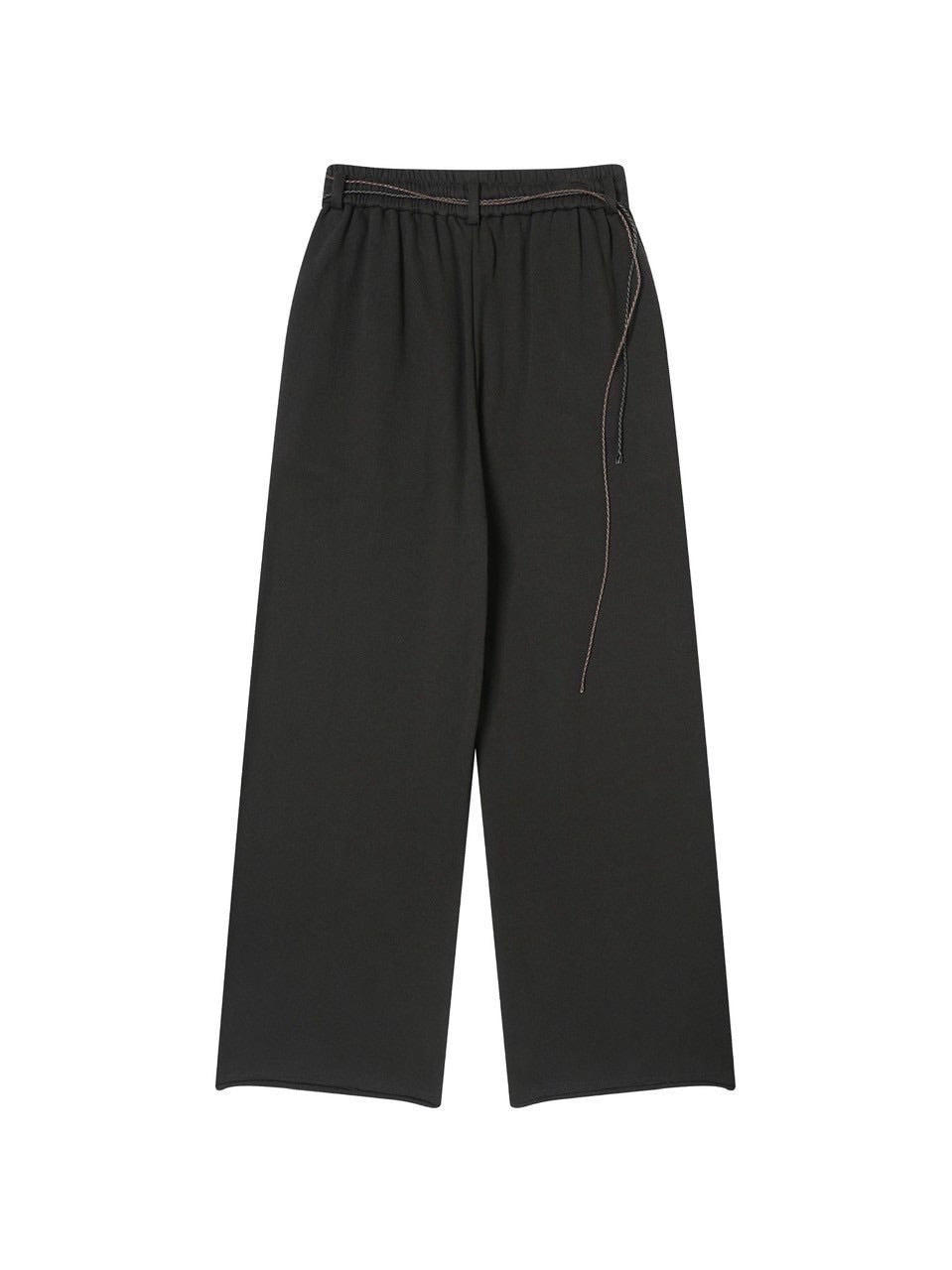 【TGNS】Drawstring Sweatpants With Raw Edges / 【ツーガンズ】ベルトストリングスウェットパンツ