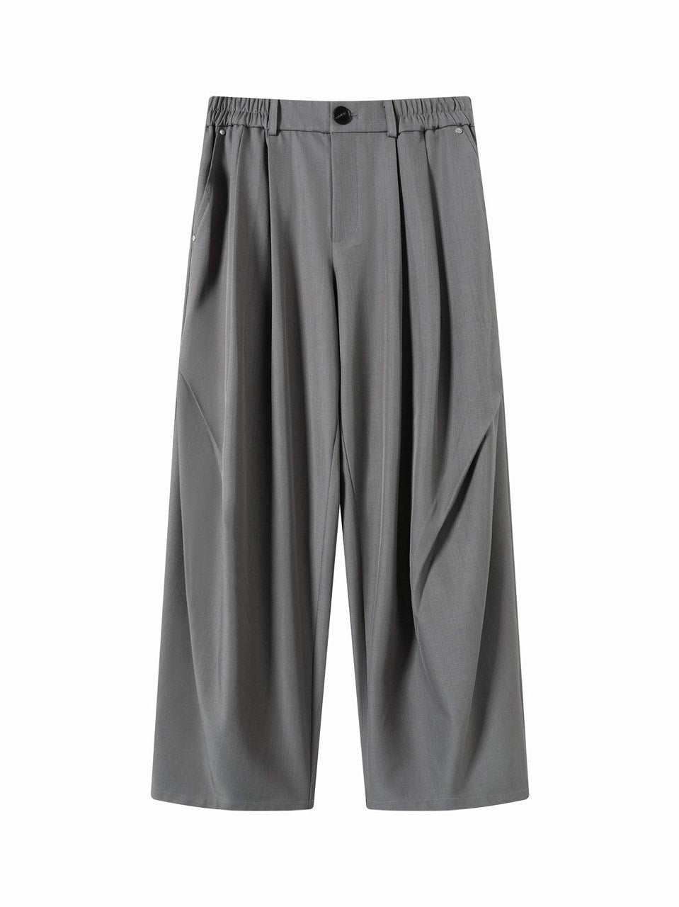 【TGNS】Pleated Drape Trousers / 【ツーガンズ】プリーツドレープシンプルスラックス