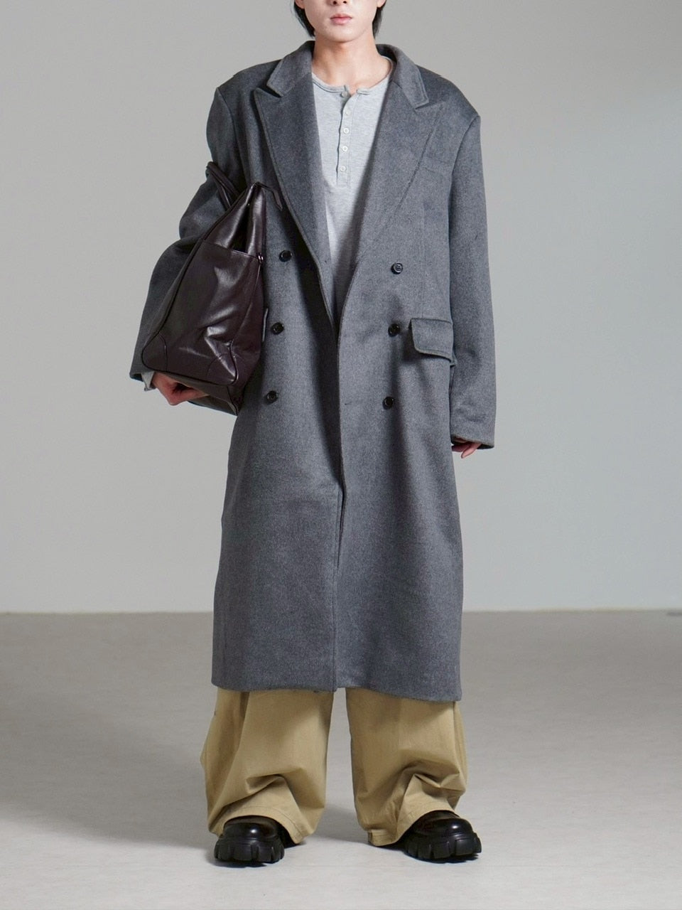 受注制【Chikashitsu +】travel big boston bag / 【チカシツプラス】トラベルビッグボストンバッグ (2color)