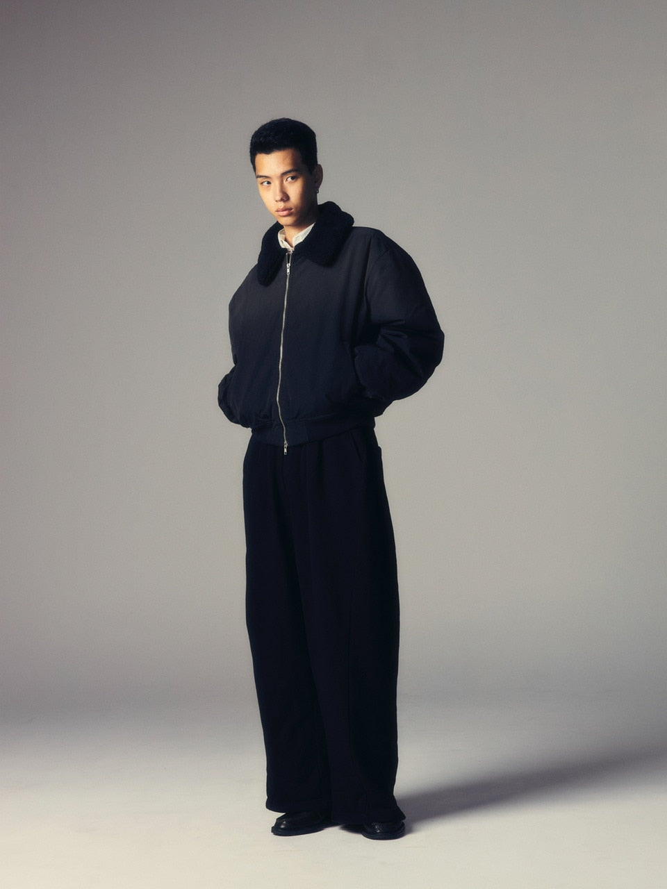 【CS】gradation boa blouson