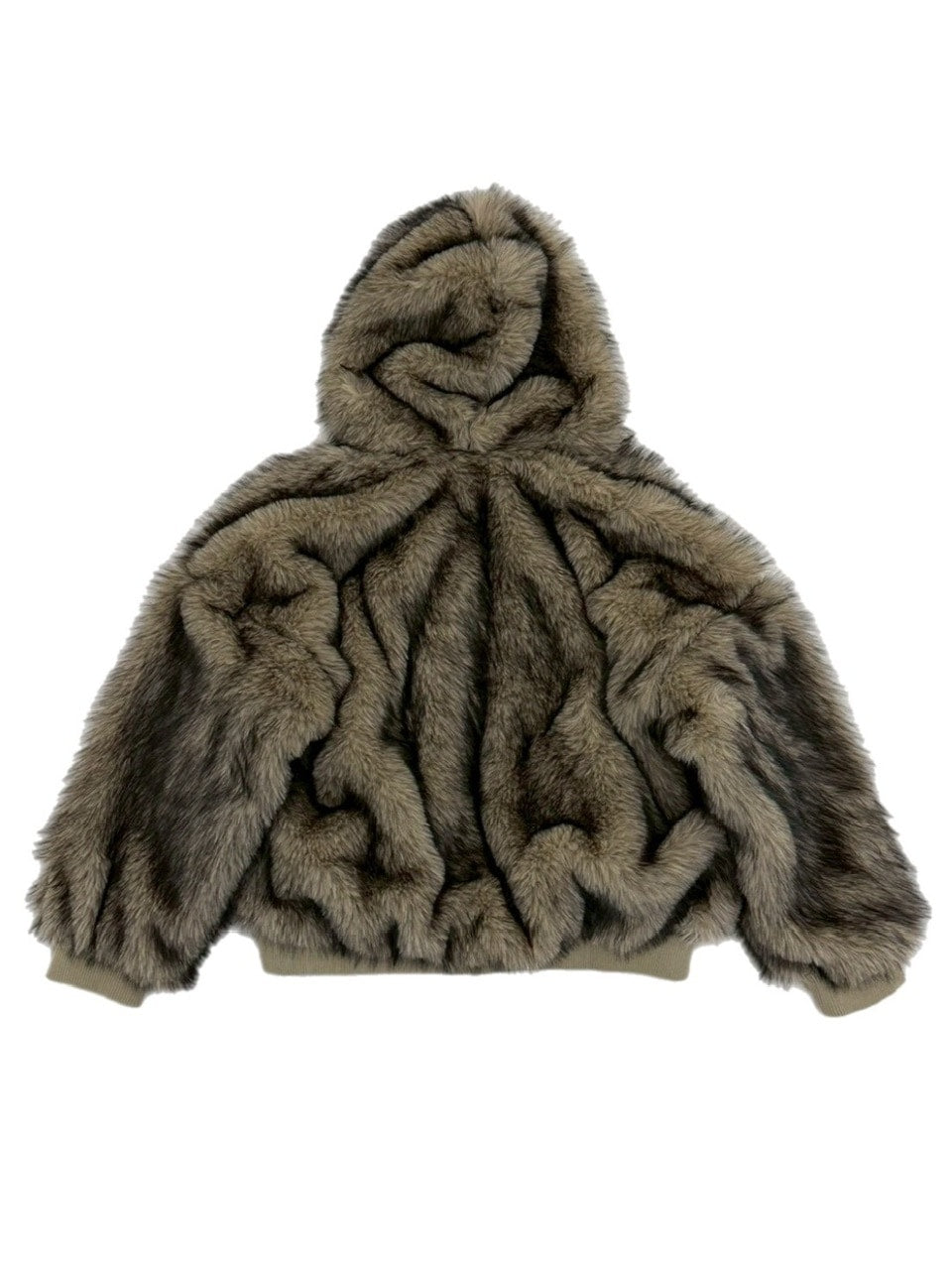 受注制【Chikashitsu +】oversized hooded fur blouson / 【チカシツプラス】オーバーサイズフーデッドファーブルゾン (4color)