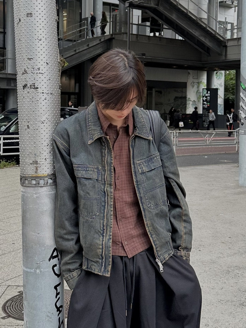 大阪店WEB限定受注制【Chikashitsu +】classic wash work denim jacket / 【チカシツプラス】クラシックウォッシュワークデニムジャケット