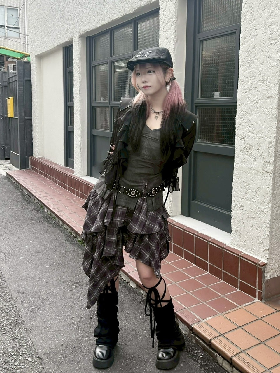 【Never mind the XU】layered one-piece / 【ネバーマインドザエックスユー】レイヤードワンピース