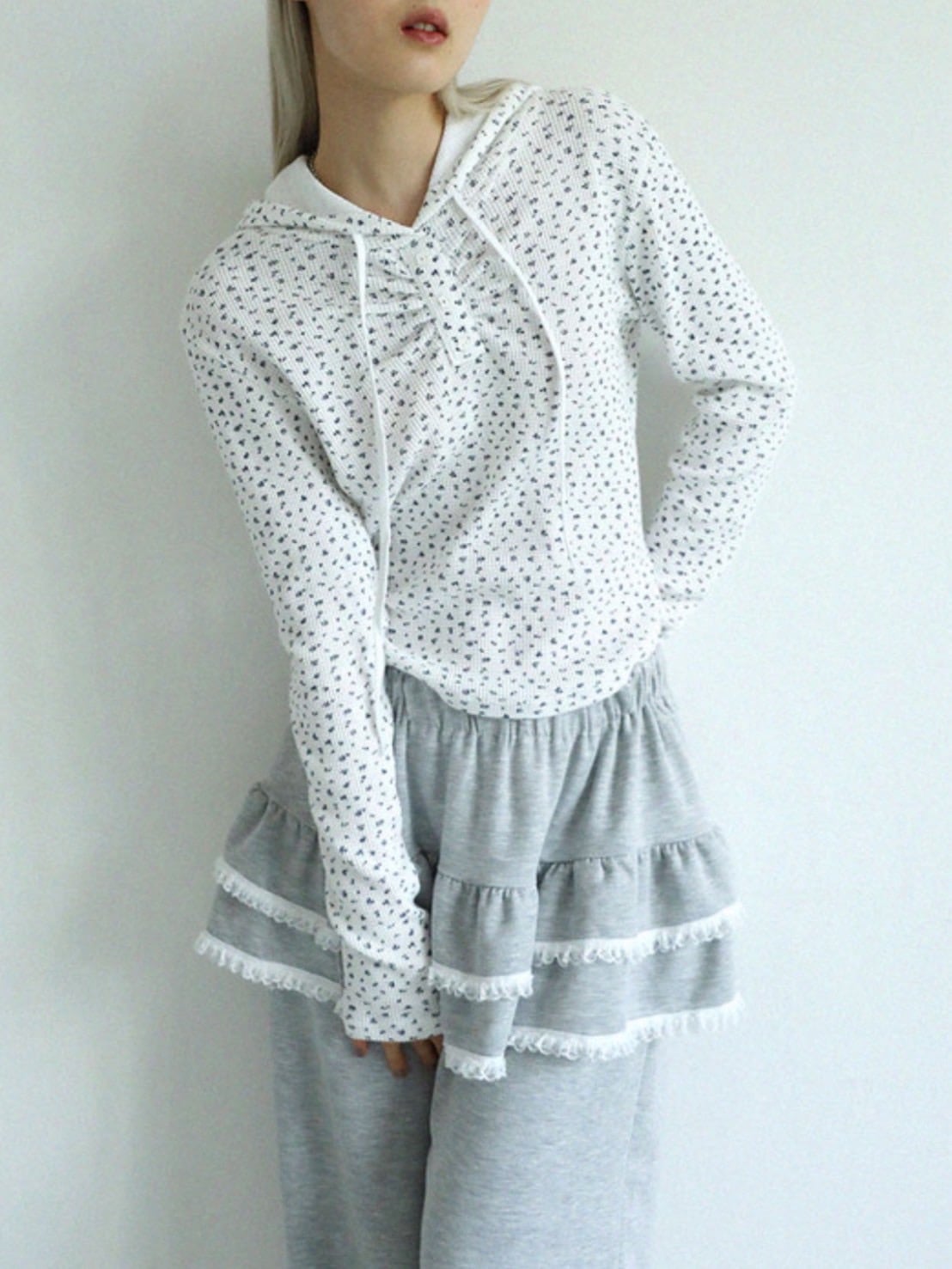 12/21 20:00 再販【Uglyshadow】LACE CANCAN PANTS