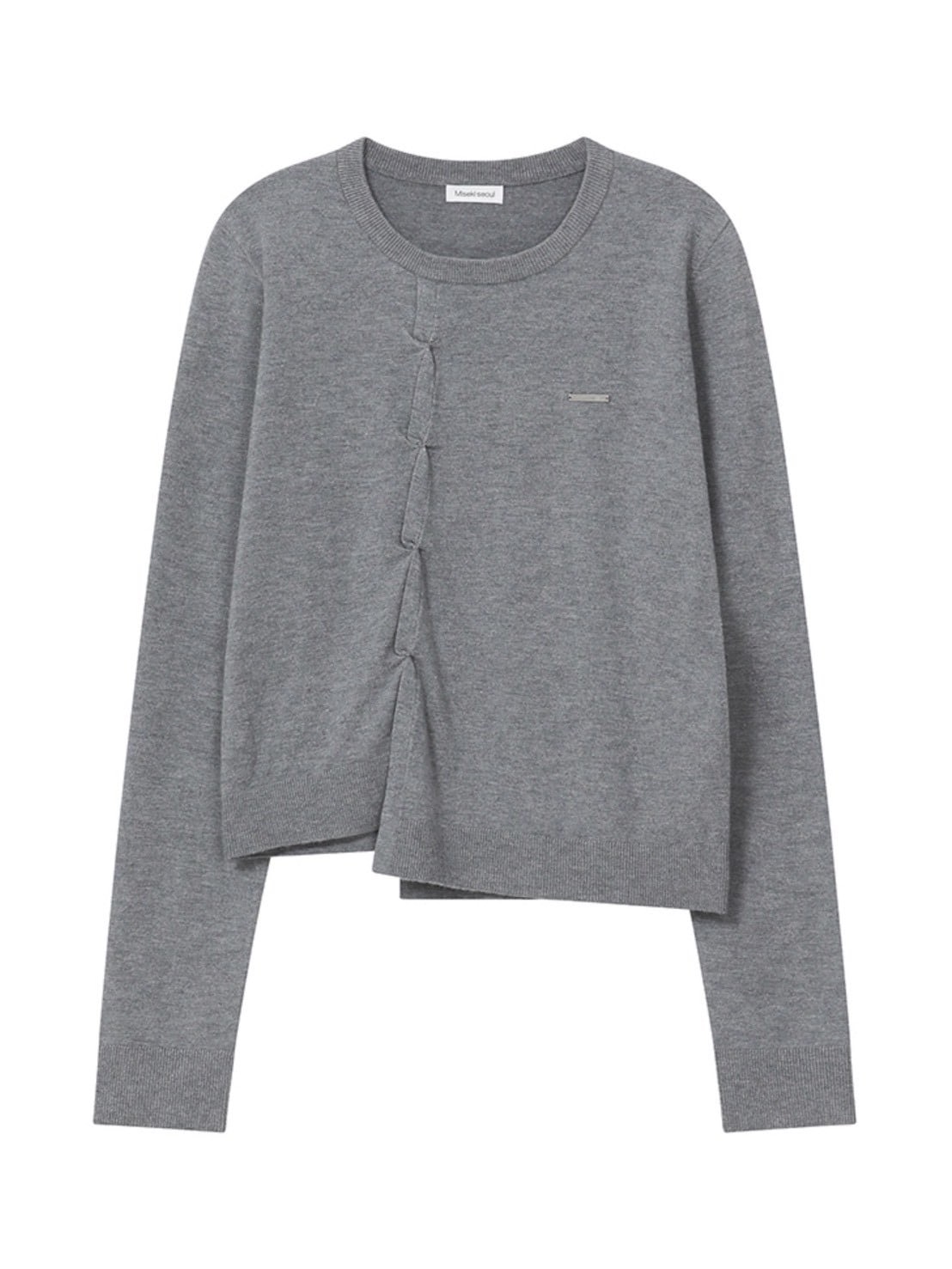 【Miseki seoul】Origami pleats knit top