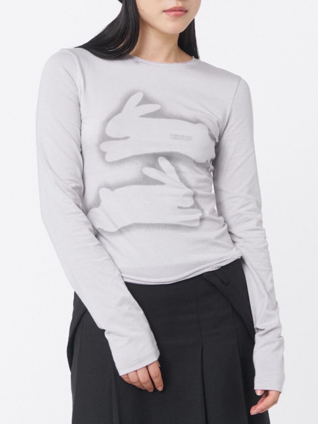 【Miseki seoul】Twin rabbit long sleeves