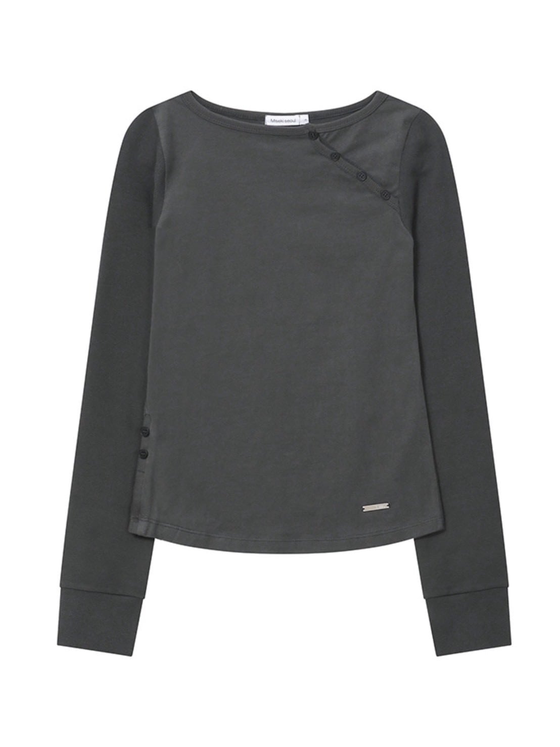 【Miseki seoul】Slash button long sleeves