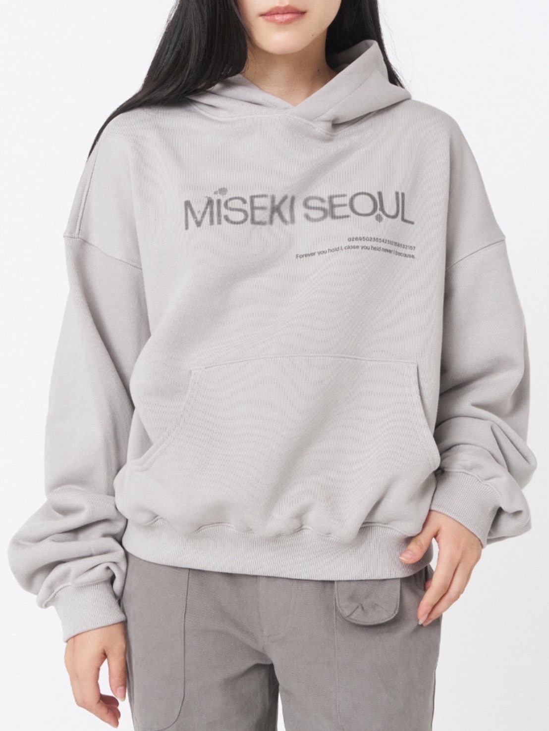 【Miseki seoul】Logo sweat hoodie