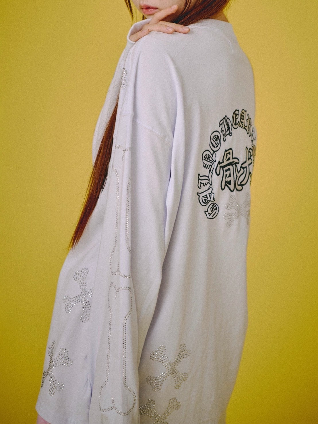 【GALFY】ピカピカ骨骨ロンTee