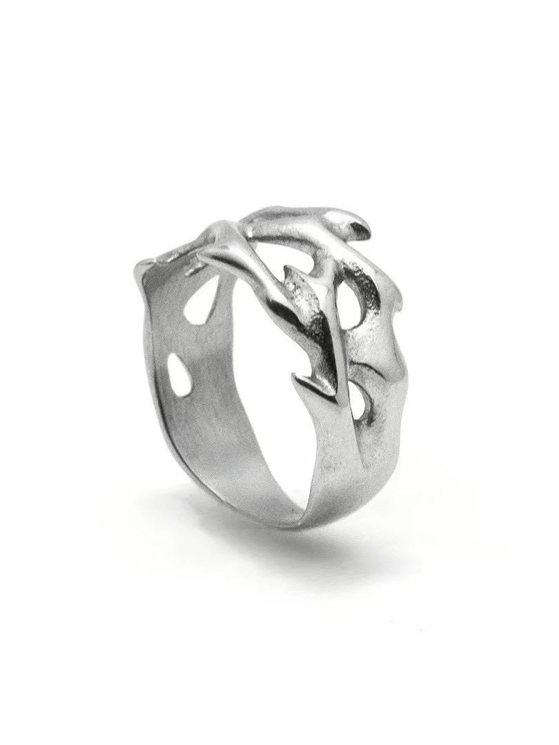 【BLIND MIND STUDIOS】Arc Ring / 【ブラインド マインド スタジオズ】シルバーリング