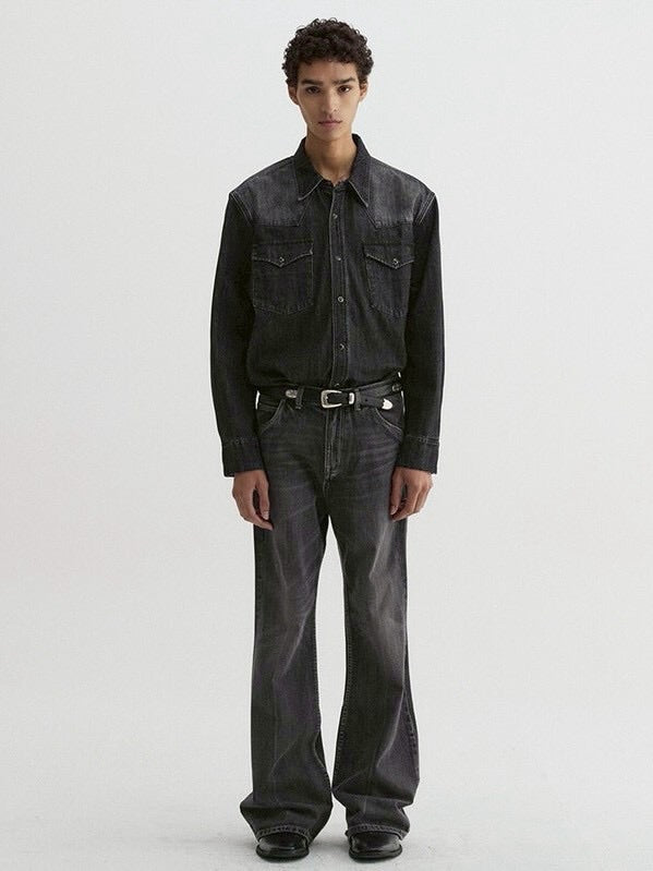 【DNSR】Western Denim Shirt
