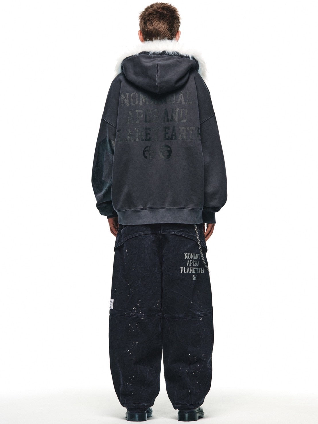 【AAPE X NOMANUAL】AAPE X NOMANUAL HOODIE ZIP-UP 1
