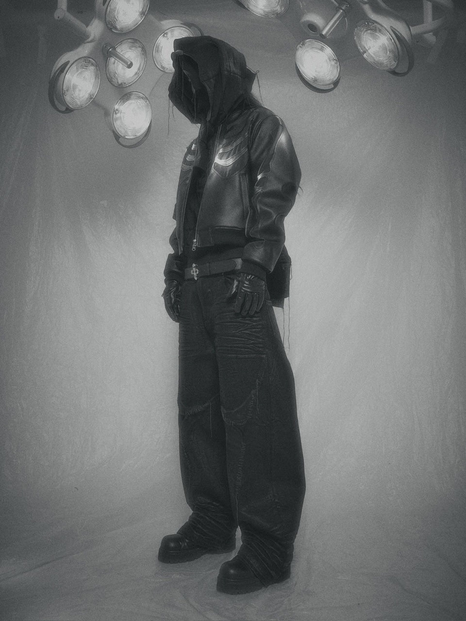 【SURGERY】surgery bone cutting varsity jacket / 【サージェリー】サージェリーボーンカッティングバーシティジャケット