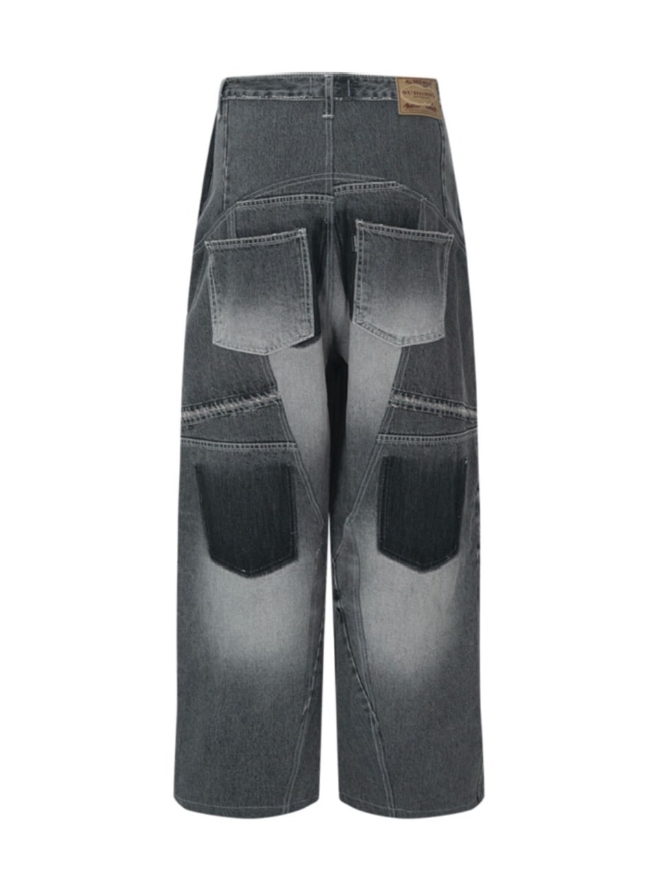 【SURGERY】surgery rebuild denim wide pants / 【サージェリー】サージェリー リビルド デニム ワイド パンツ