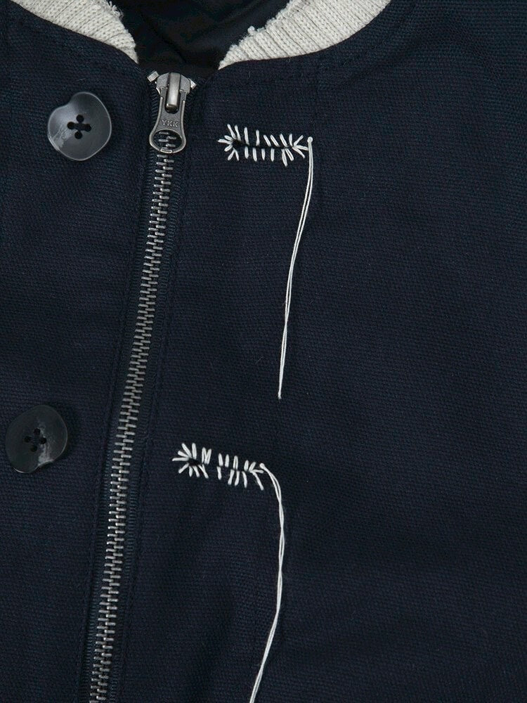 【SURGERY】surgery Scarline varsity jacket