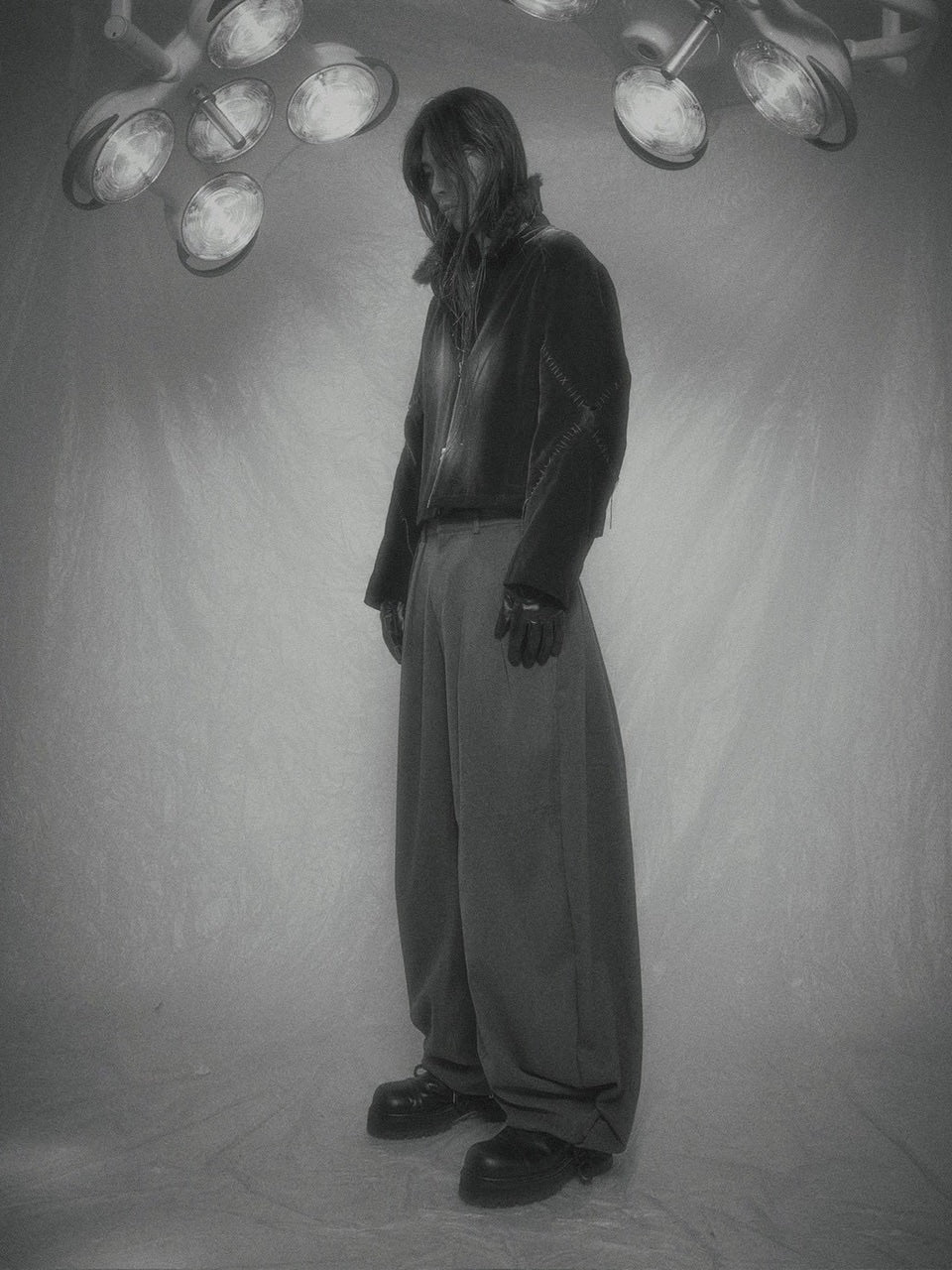 【SURGERY】Surgery sutured fur trimming jacket