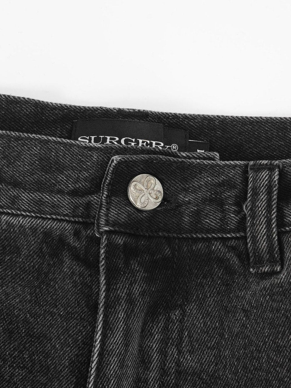 【SURGERY】surgery sutured boot-cut denim pants