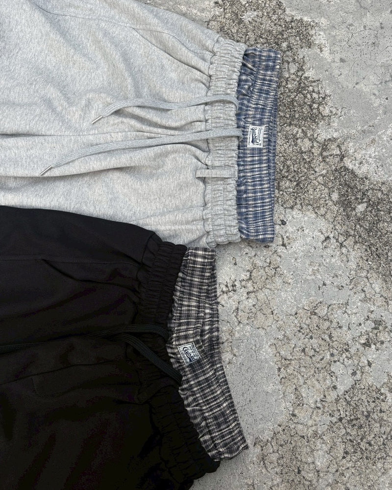 受注制【youll】layered sweat pants (2color)