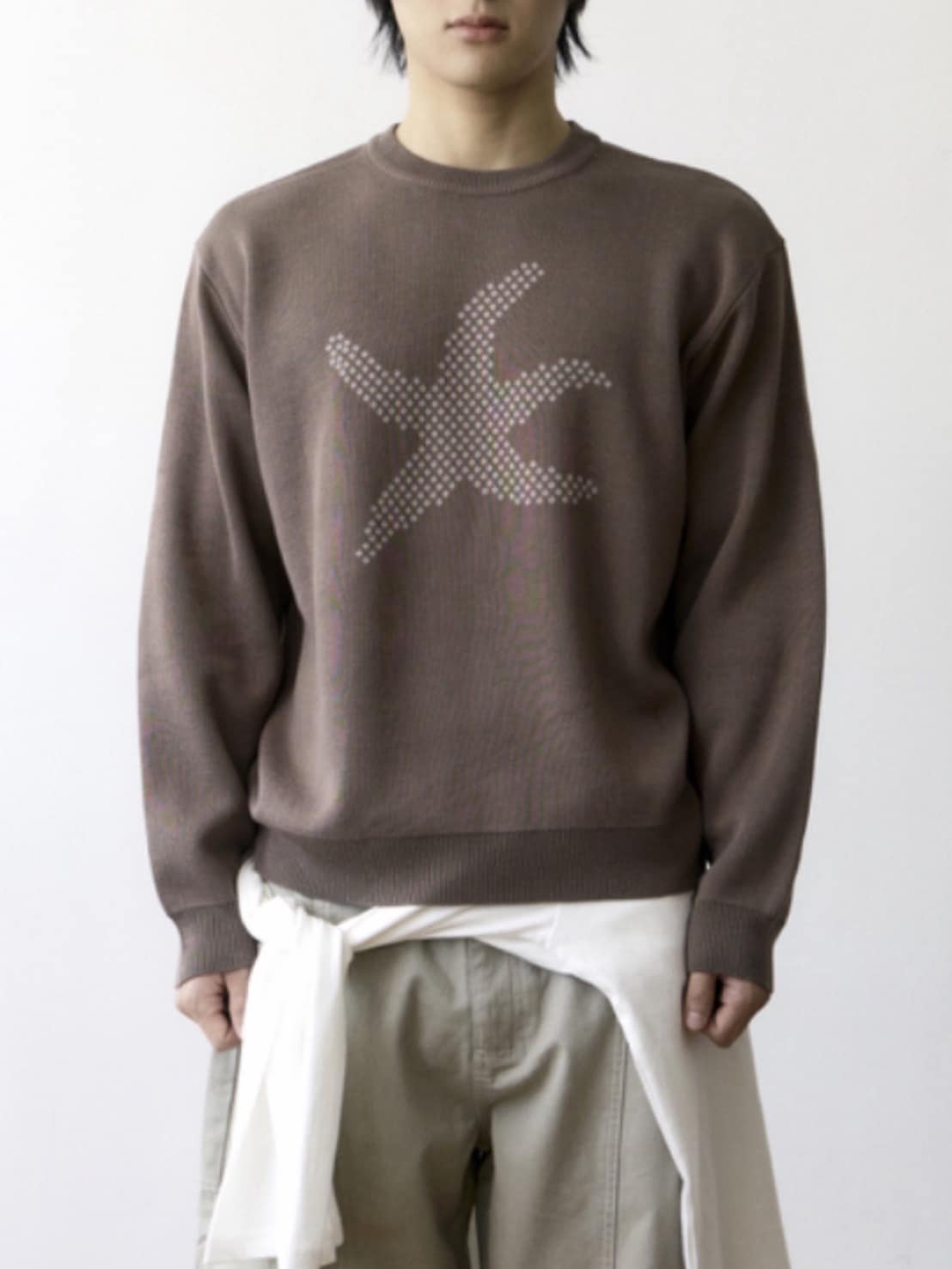 【THECOLDESTMOMENT】TCM starfish logo knit