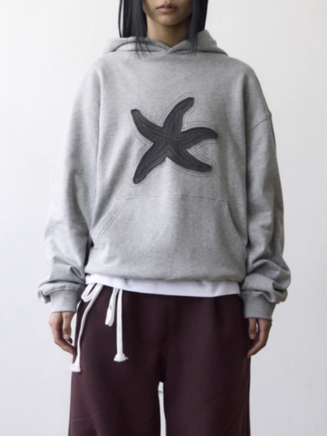 【THECOLDESTMOMENT】TCM starfish contour hoodie