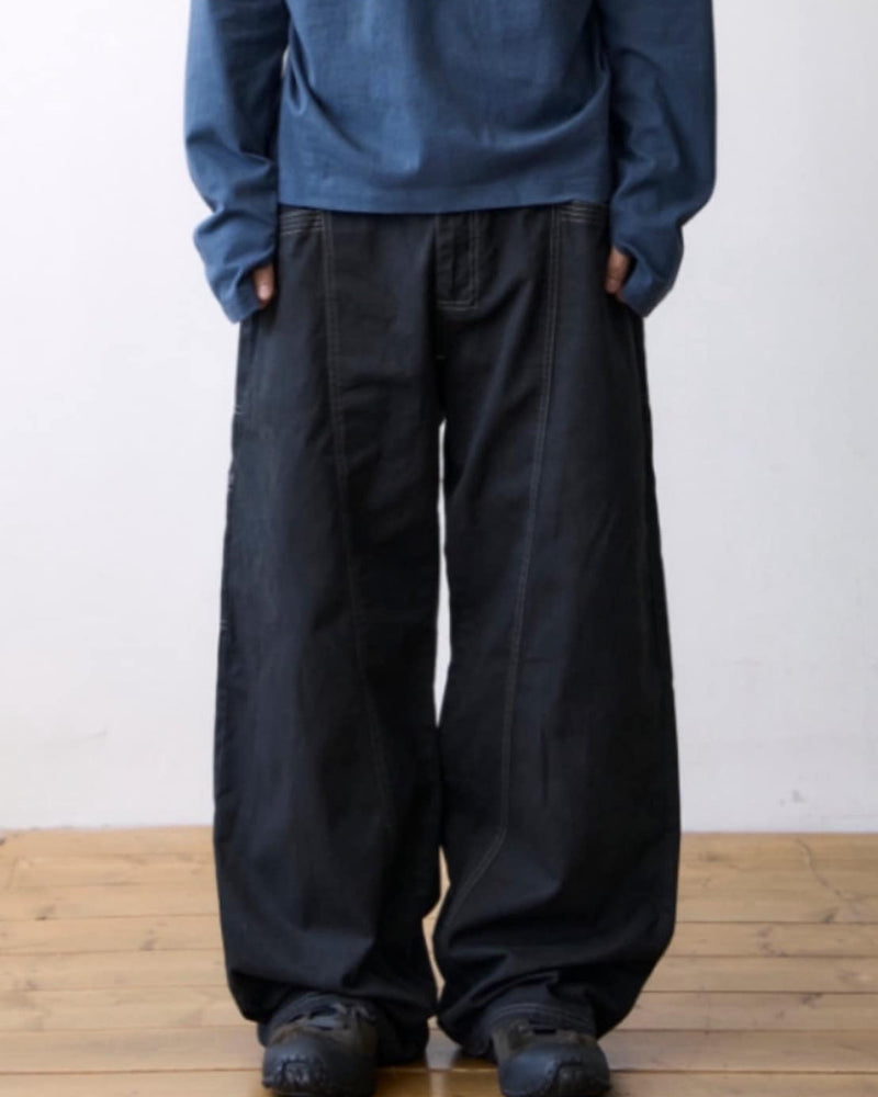 【THECOLDESTMOMENT】TCM stitch cargo pants