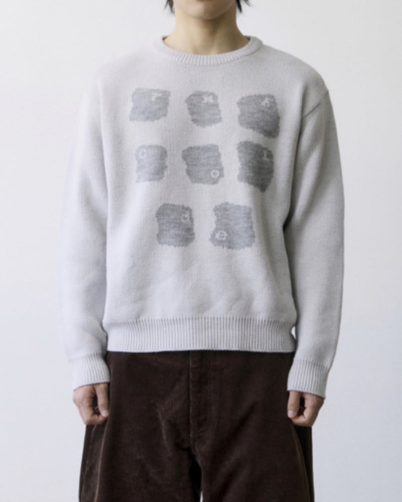 【THECOLDESTMOMENT】TCM typing logo knit