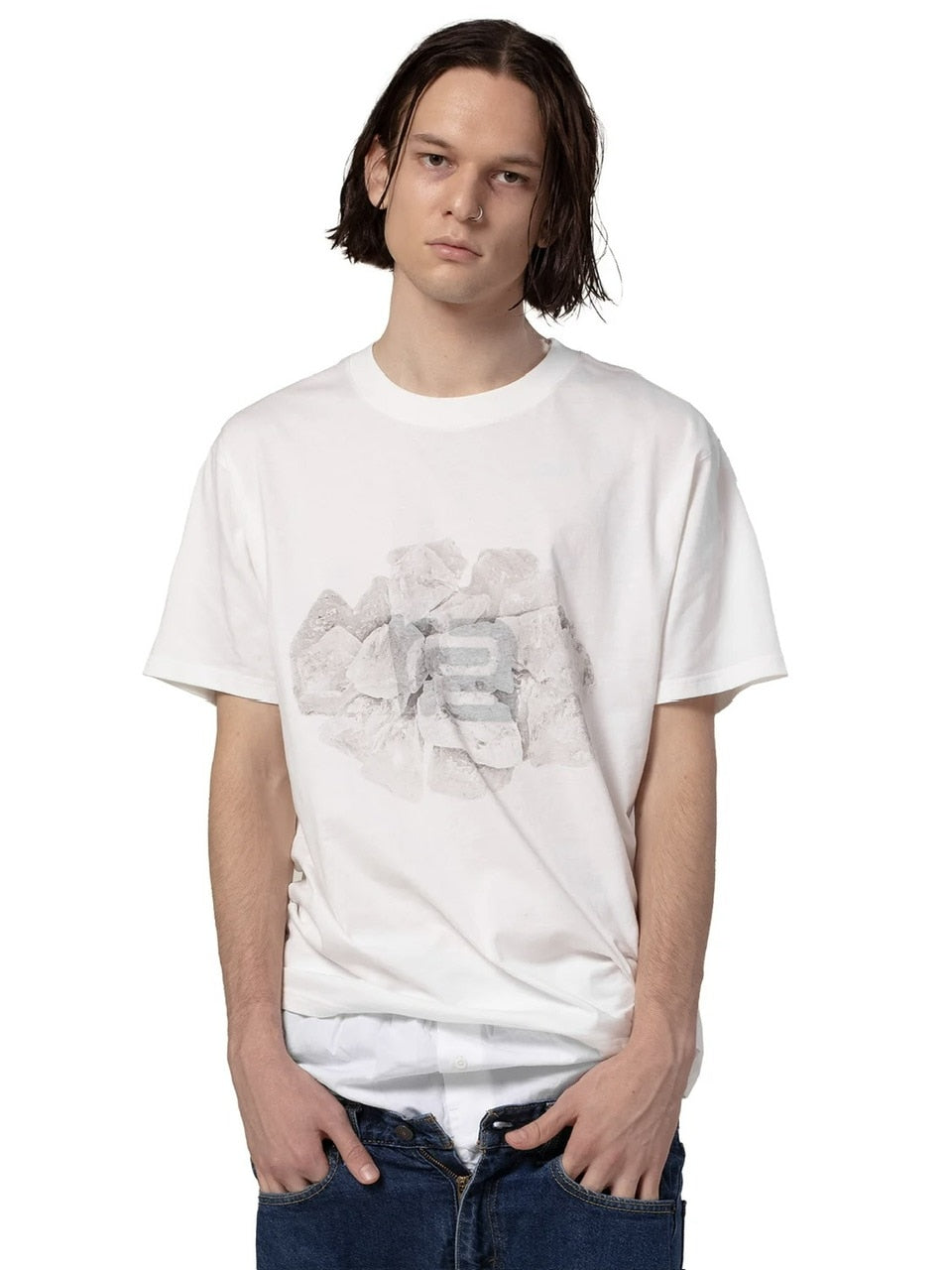 【RACER WORLDWIDE】Racer x Barragan Inverted Logo T-Shirt