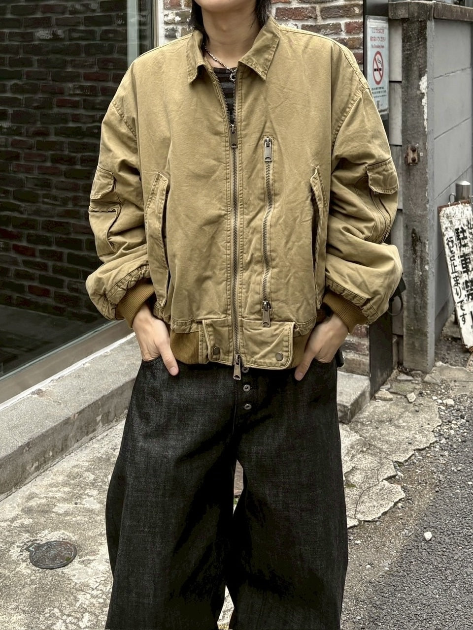 【youll】vintage wash MA-1 (2color)