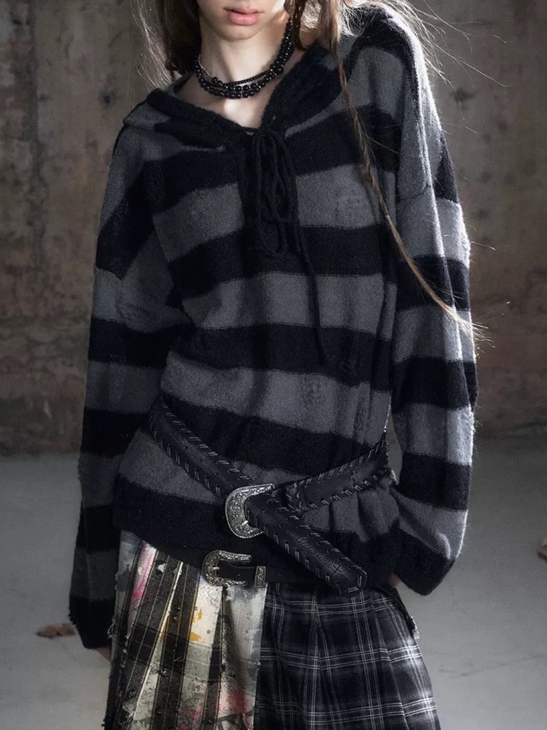 【Cest Nous】Vintage Lace-up Belt / 【セヌー】ビンテージレースアップベルト