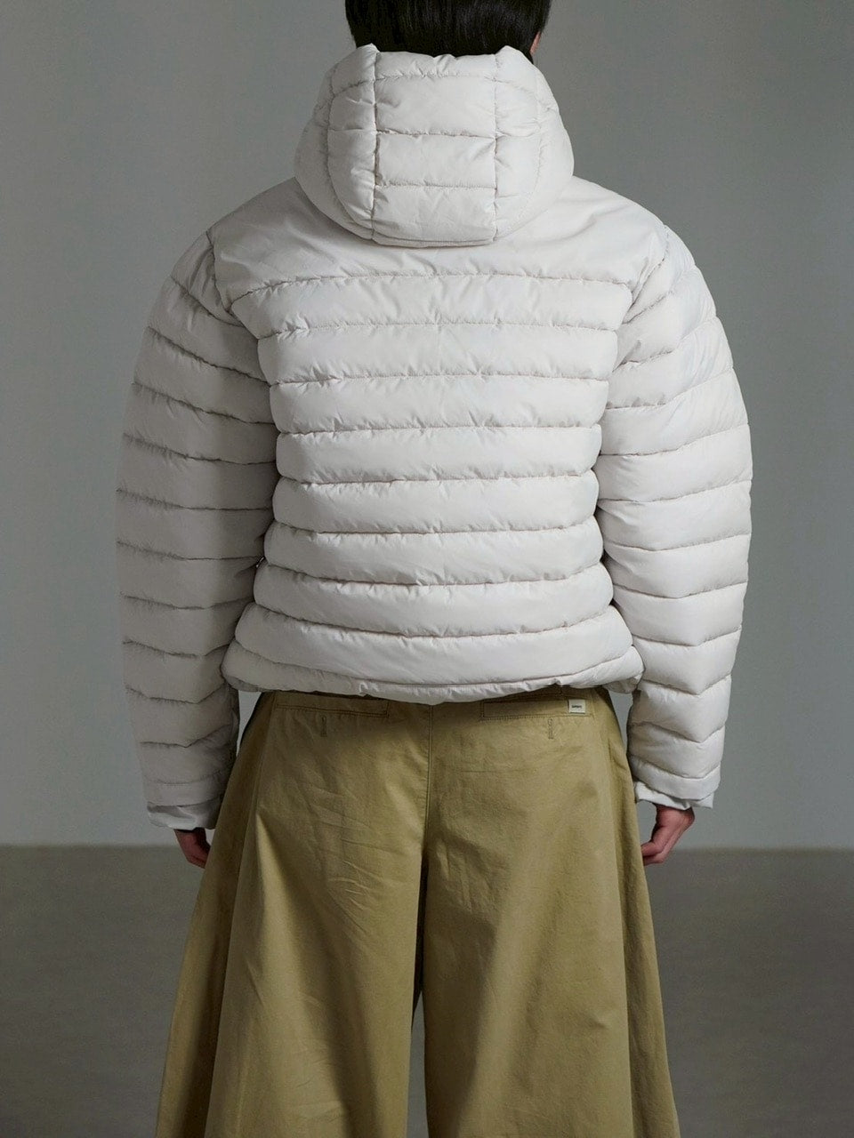 受注制【Chikashitsu +】light volume puffer jacket / 【チカシツプラス】ライトボリュームパファージャケット (3color)