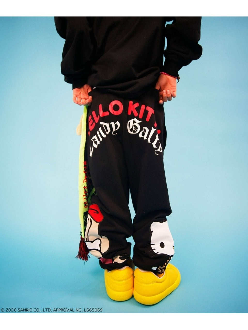【GALFY×KITTY】仲子スウェパン / 【ガルフィー×キティー】キティスウェットパンツ