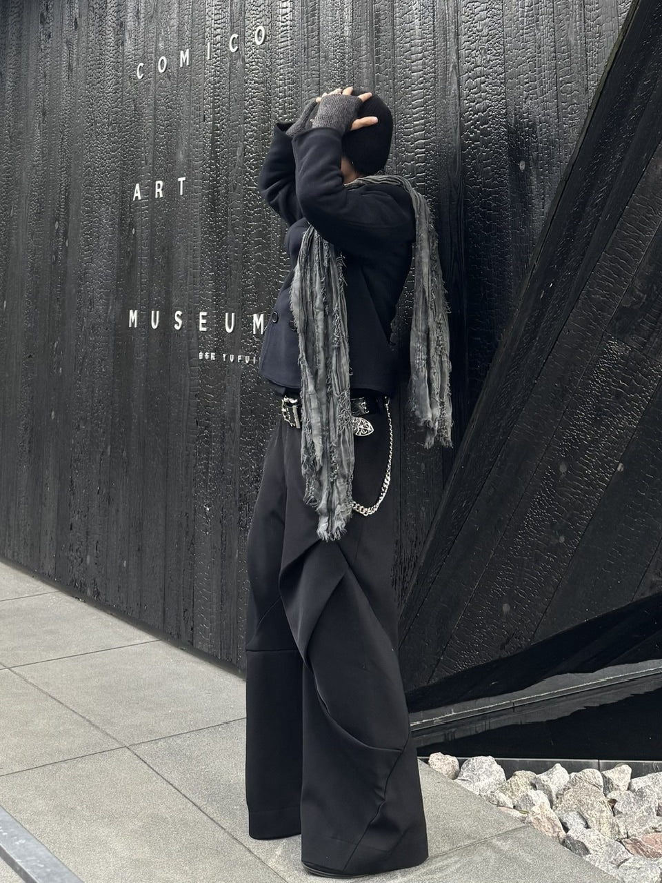 国際配送【RENOL】damage scarf