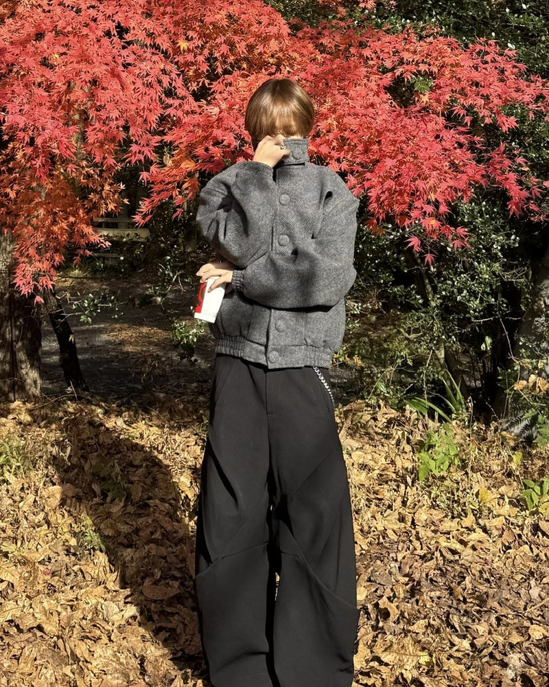 国際配送【RENOL】stand collar jacket