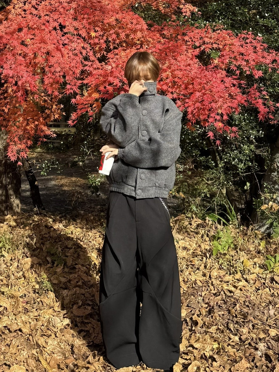 国際配送【RENOL】stand collar jacket