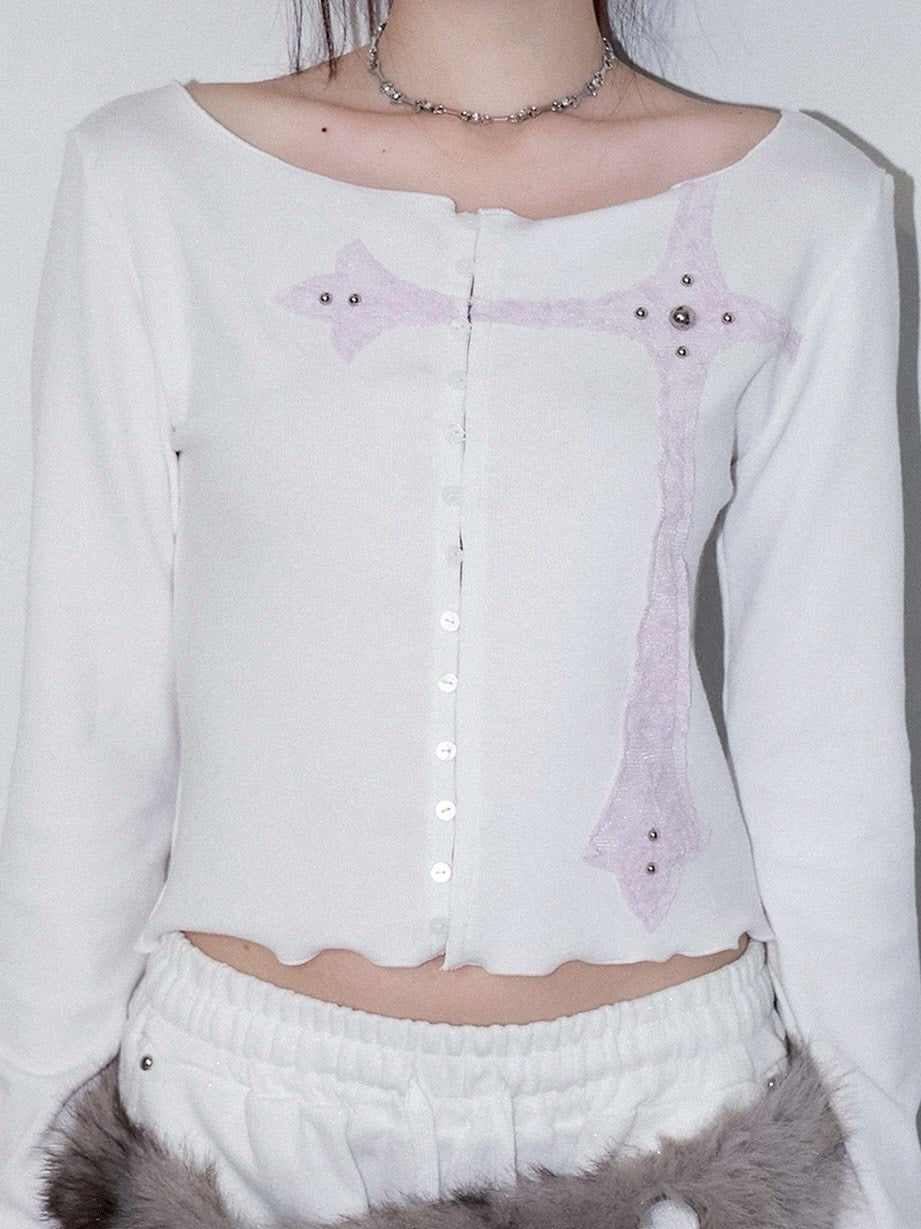 1/2 20:00発売【CHERRYQUIRI】rough gothic cross patch cd