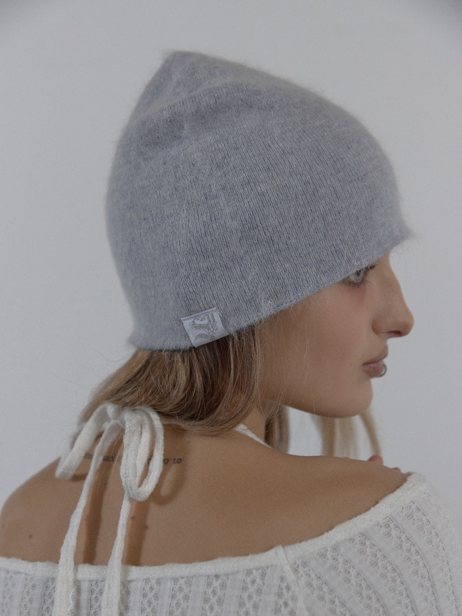 【SETUP‐EXE】ANGORA LOGO BEANIE / 【セットアップエグゼ】アンゴラロゴビーニー