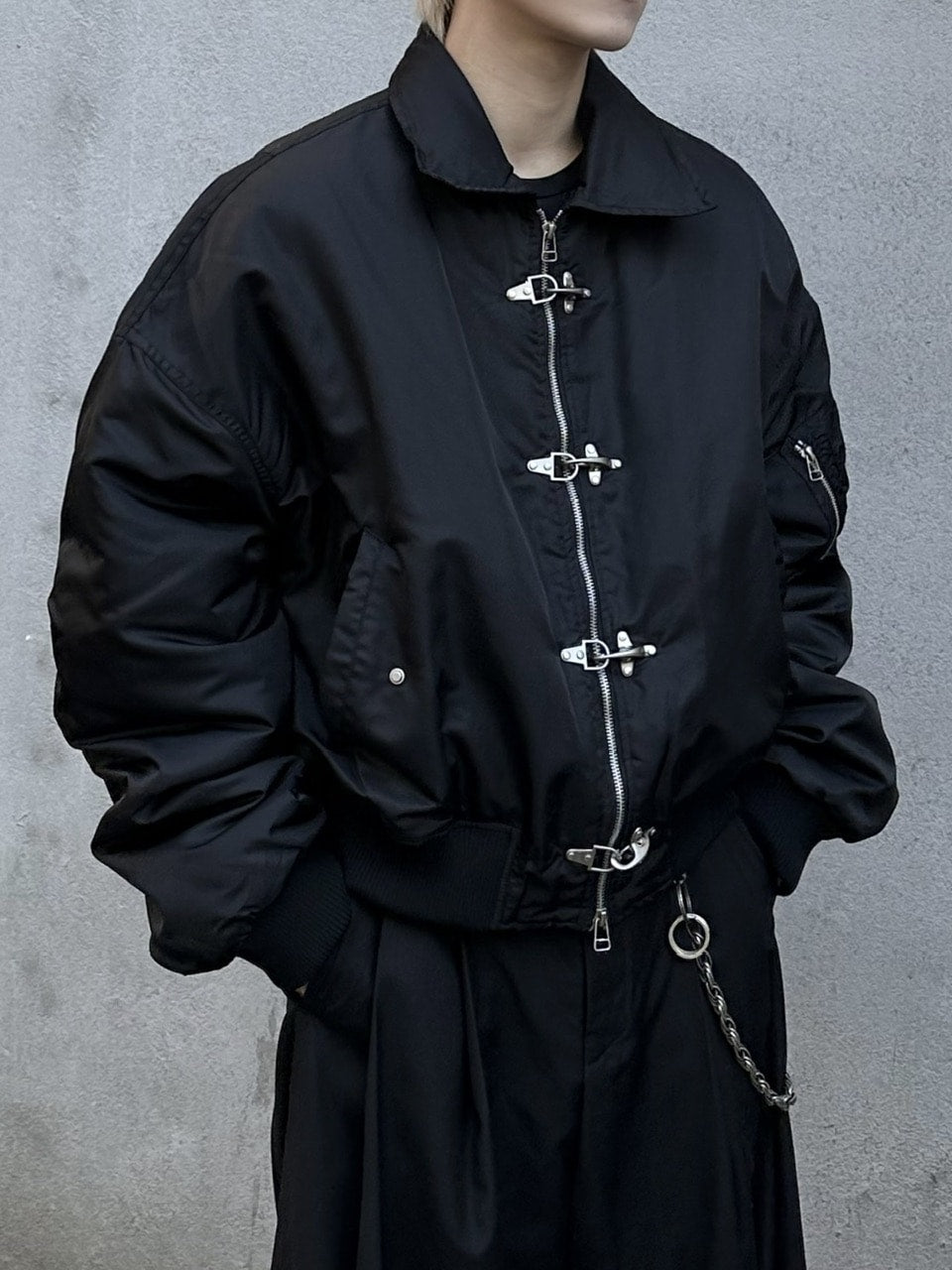 大阪店WEB限定受注制【Chikashitsu +】fireman MA-1 jacket / 【チカシツプラス】ファイアーマンMA-1ジャケット