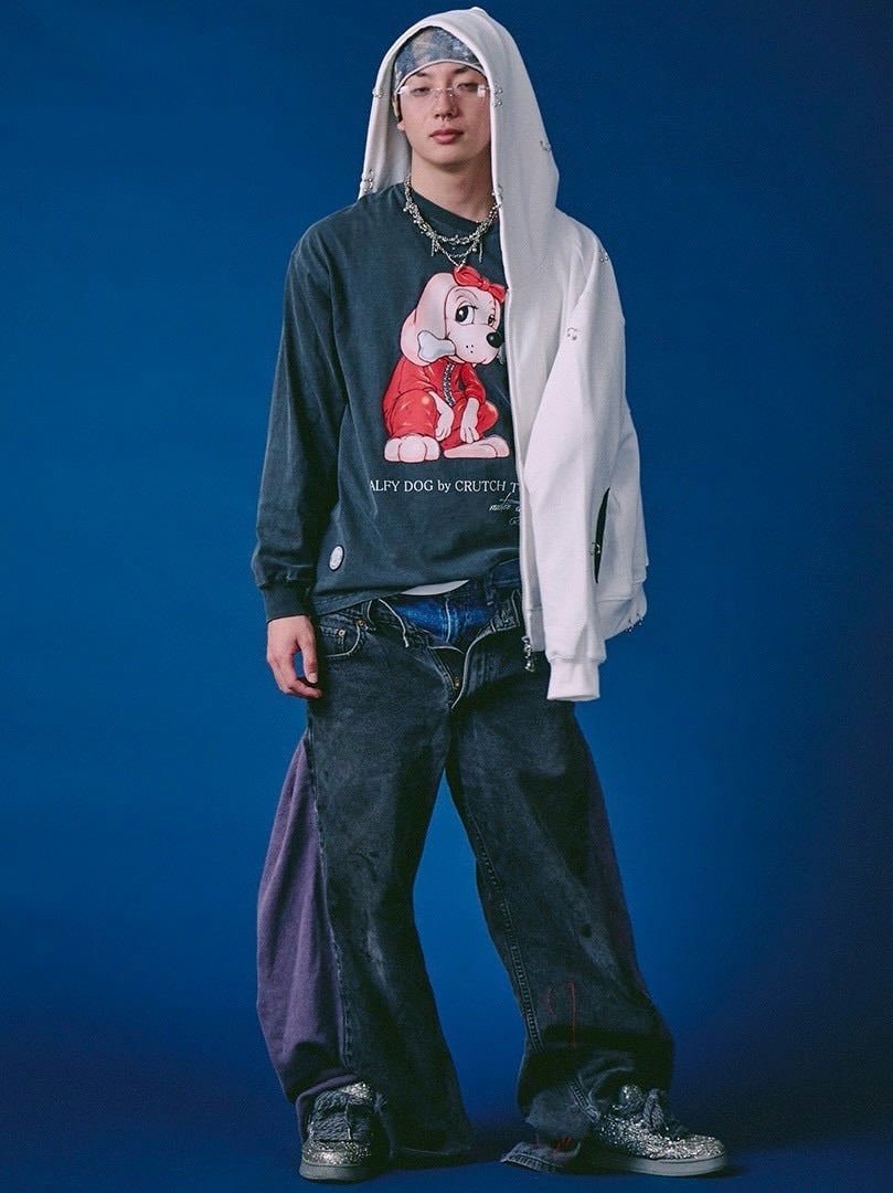 【GALFY】バチバチピアスパーカー / 【ガルフィー】バチバチピアスパーカー