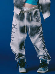 【GALFY】汚れ部族スウェットパンツ / 【ガルフィー】汚れ部族スウェットパンツ