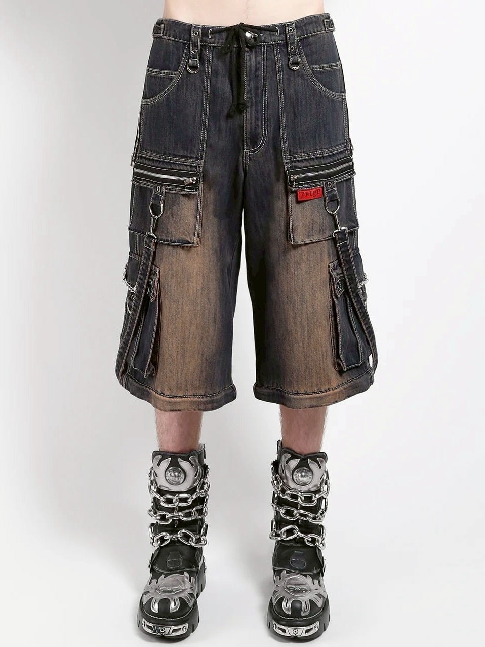 【TRIPP nyc】ZIP LOCK PANT DIETY WASH[JM896DR] / 【トリップ ニューヨーク 】2wayボンテージウォッシュデニムパンツ