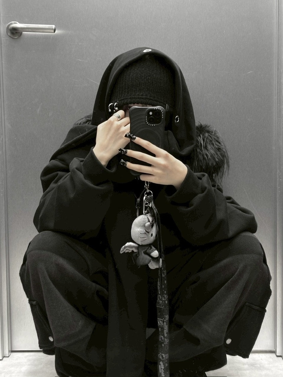 受注制【nmtc +】sweat eyelet balaclava