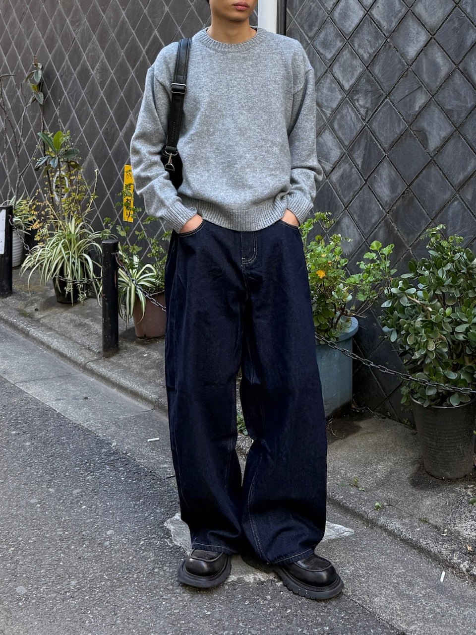 東京店WEB限定受注制【Chikashitsu +】balloon wide denim pants
