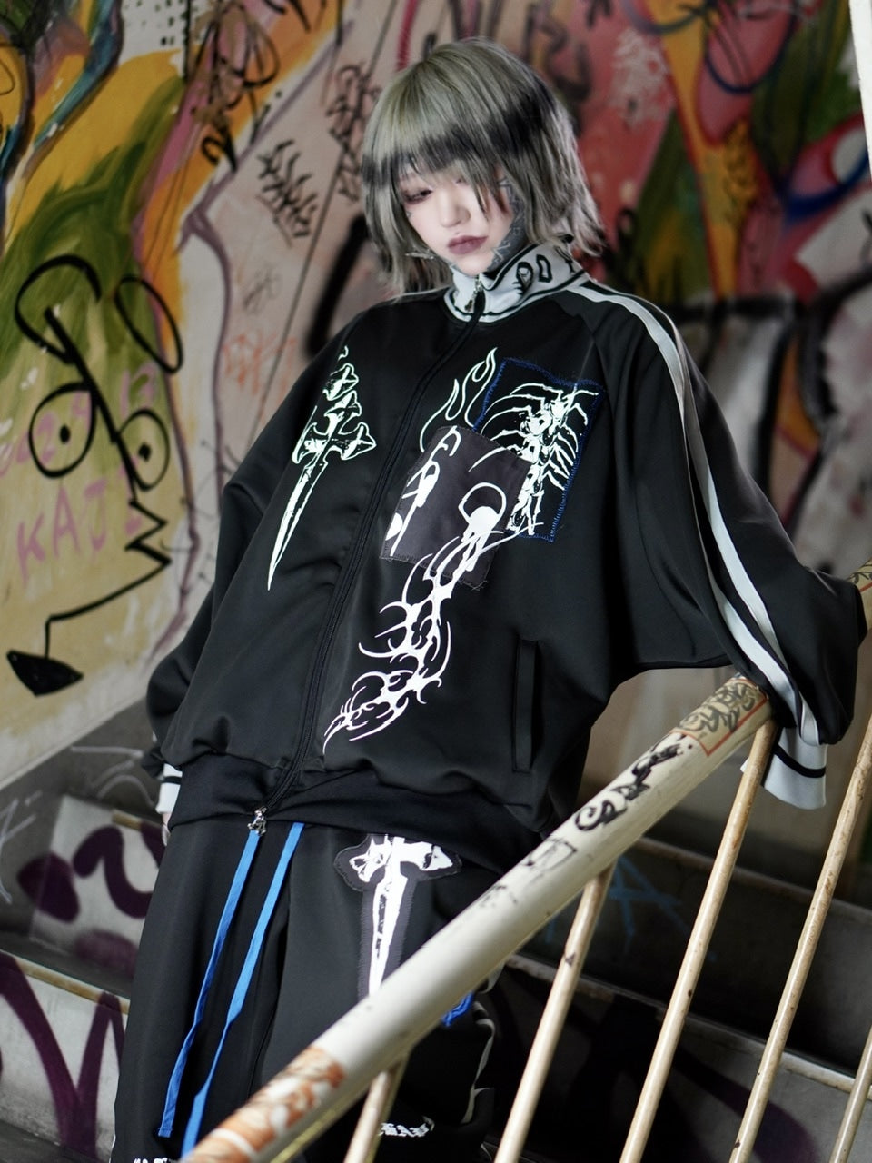 2/8 20:00発売 Pressing限定 【GALFY×CHAPI】コラボセットアップ (2color)