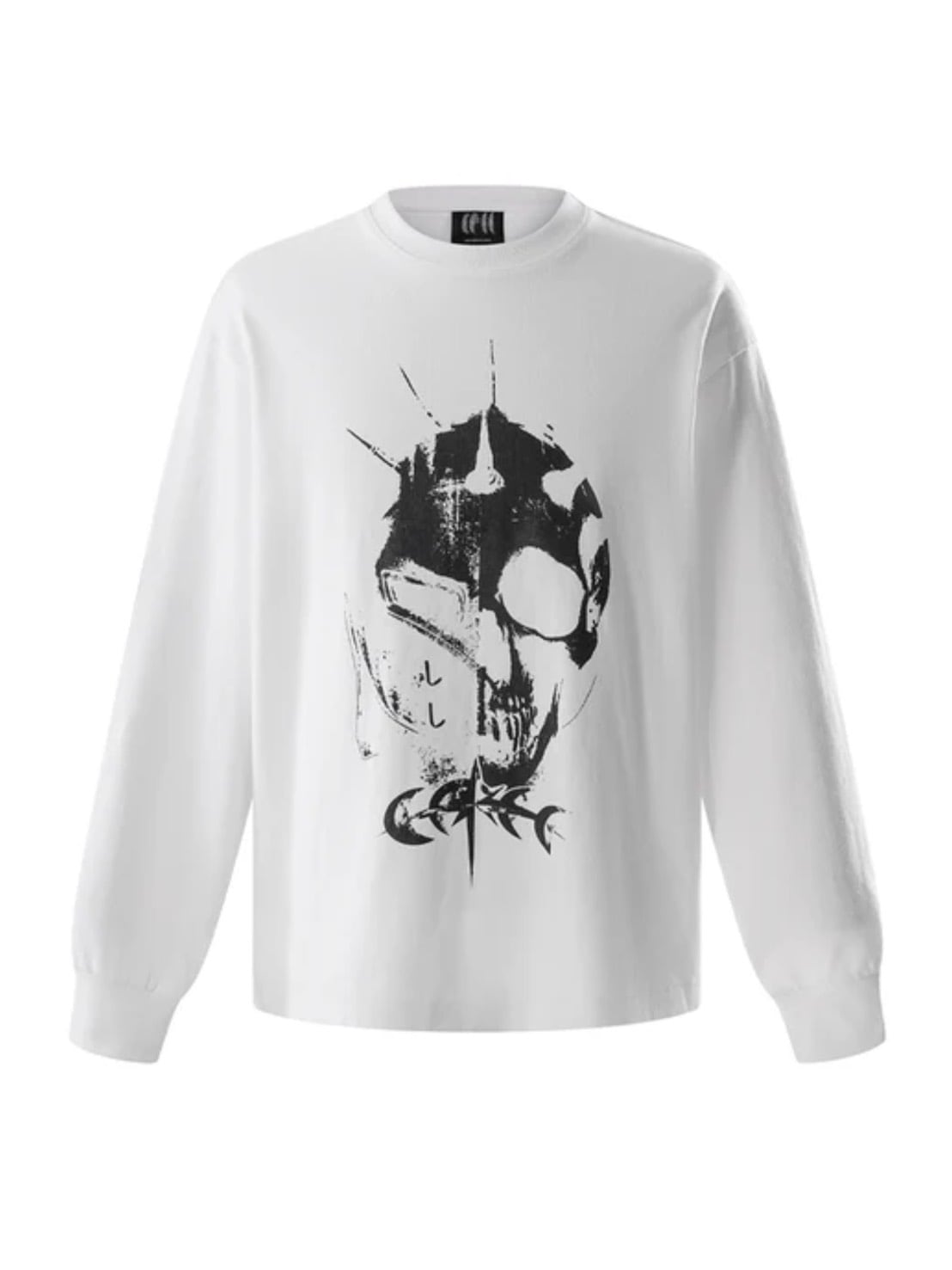 【The Boy Has No Patience】TBHNP LUMINOUS DAWN KNIGHT AND GHOST PRINTED LONG TEE / 【ザボーイハズノーペーシェンス】フロントプリント半袖Tシャツ