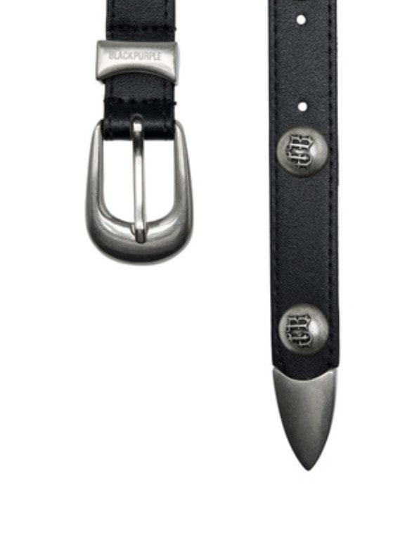 【BLACK PURPLE】Bullet Stud Belt